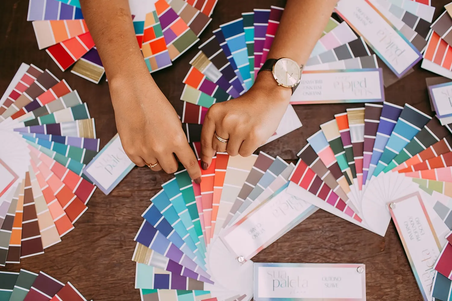 different color palettes of designs