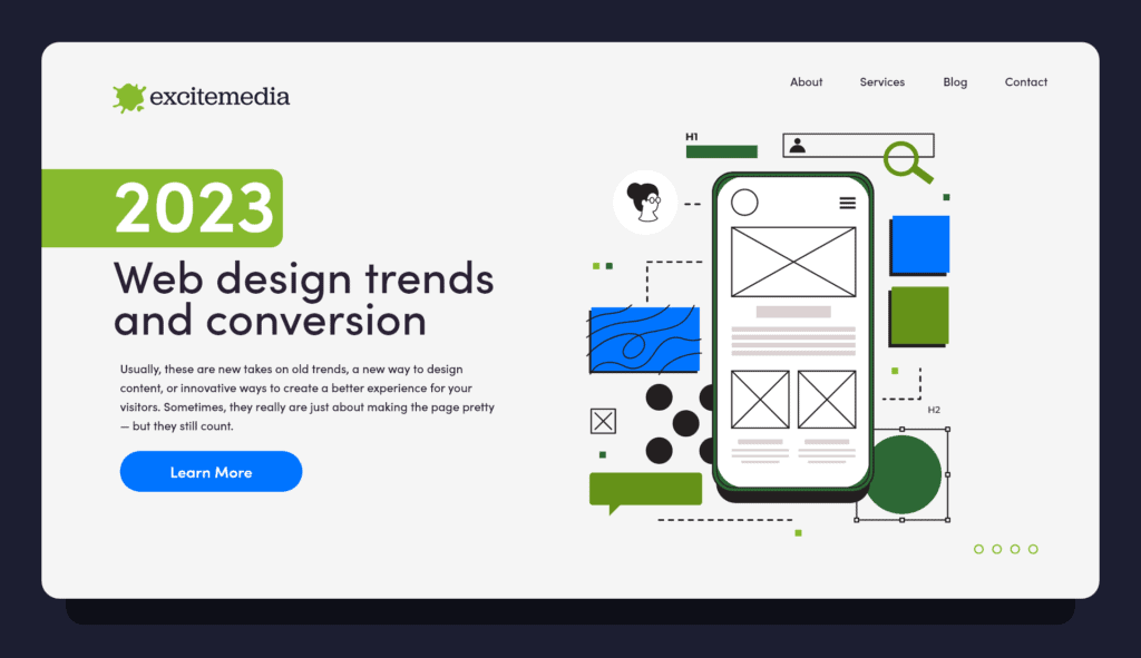 web design trends features