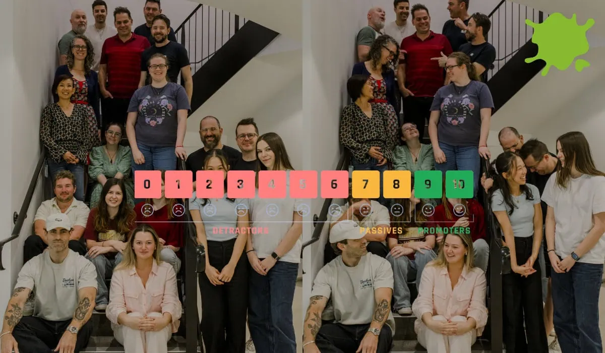 Two Excite Media photos side by side with the excite logo and ENPS graphic overlaid, numbers 1-6 are red, 7 and 8 yellow, and 9 and 10 green