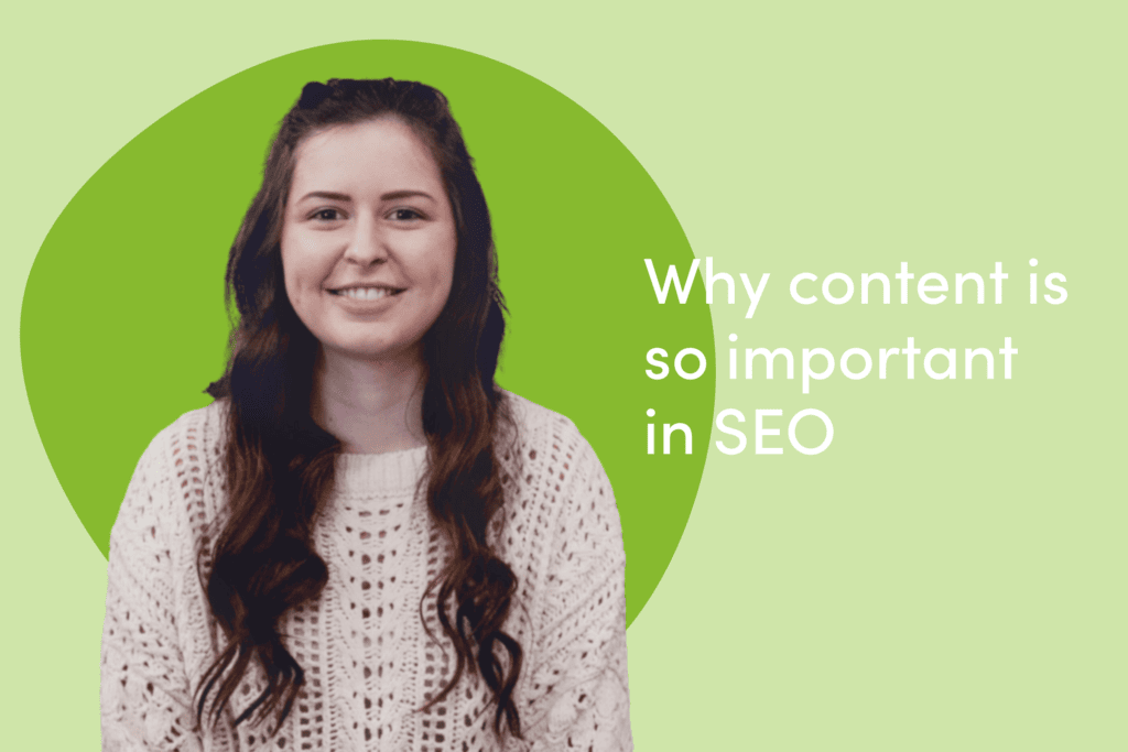 rebecca on why content is important in seo