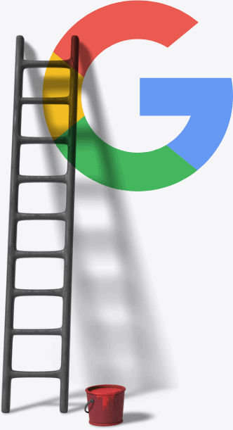 google logo and ladder - digital marketing agency brisbane