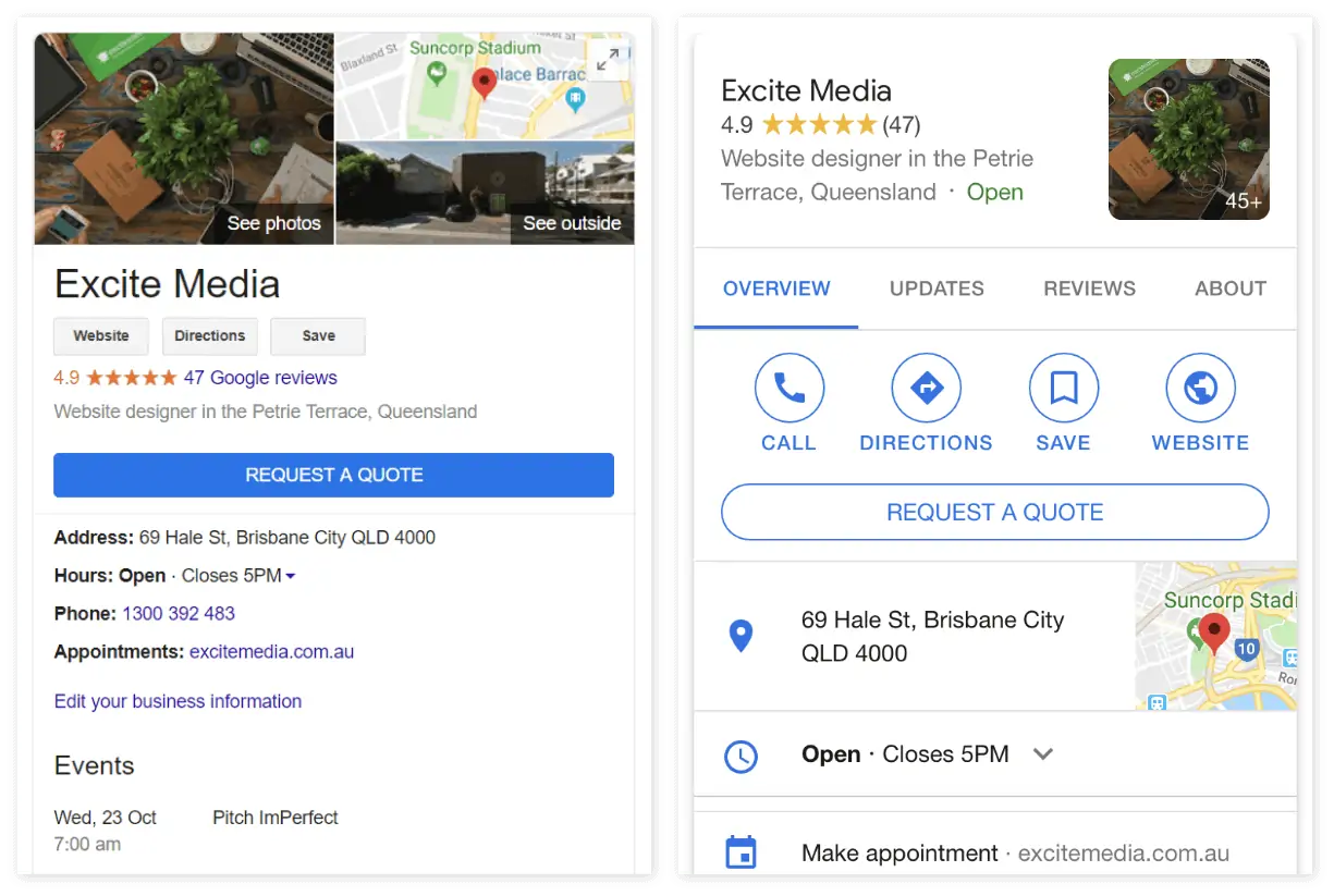 Excite Media - Google Business Listings