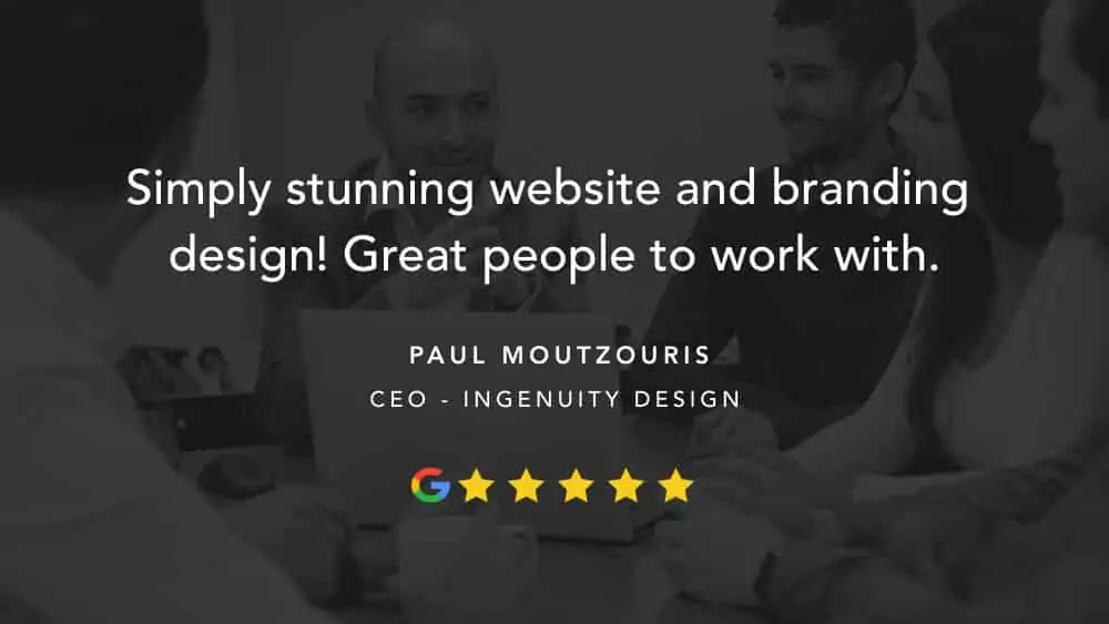 A 5-star review from Ingenuity